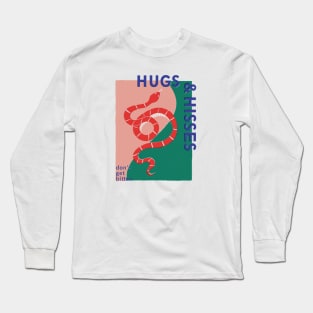 Vintage Snake, Retro Illustration And Typography Long Sleeve T-Shirt